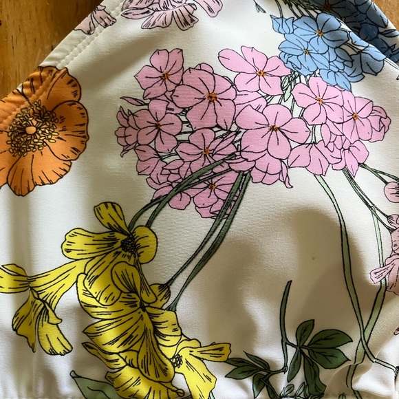 Kona Sol Floral Swim Top - Picture 4 of 6